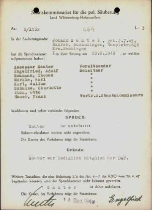 Sauter, Johann