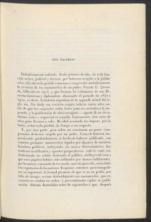 [Introducción] Dos palabras