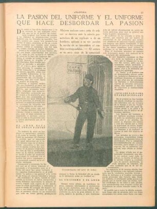La pasión del uniforme y el uniforme que hace desbordar la pasión