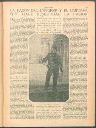 La pasión del uniforme y el uniforme que hace desbordar la pasión