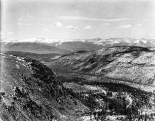 Blick vom Hagerman Pass : Aufnahme der Berglandschaft am Hagerman Pass.