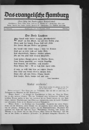 Der Seele Leuchten