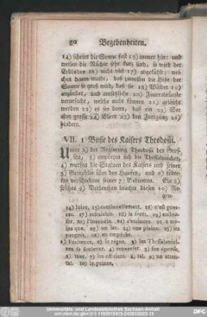 VII. Buße des Kaisers Theodosii.