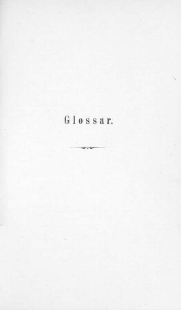 Glossar.