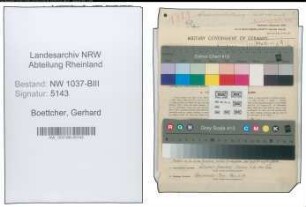 Entnazifizierung Gerhard Boettcher , geb. 10.07.1906 (Justizinspektor)