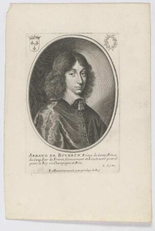 Bildnis des Armand de Bourbon de Conty