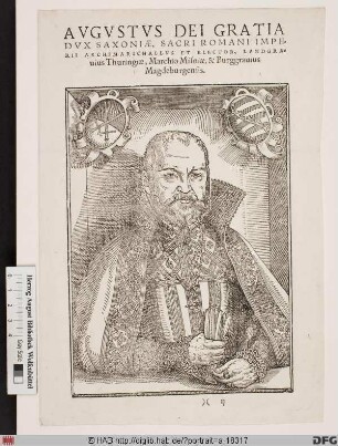 Bildnis August I., Kurfürst von Sachsen (reg. 1553-86)