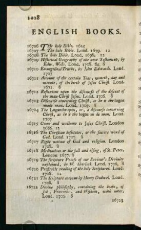 1028-1046 (1045), English books