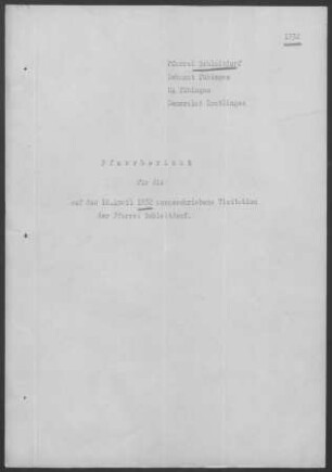 Schlaitdorf-Altenriet: Pfarrbericht 1932