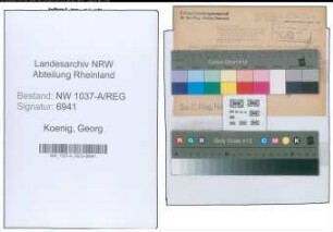 Entnazifizierung Georg Koenig , geb. 09.06.1899 (Lehrer)