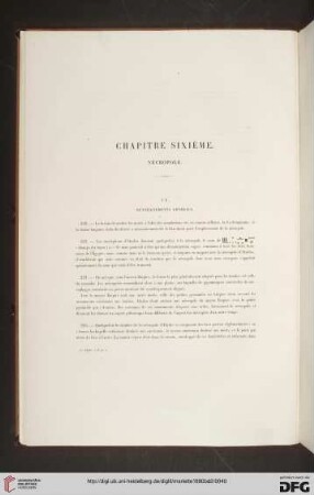 VI: Nécropole