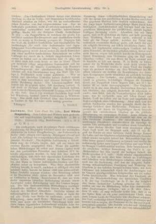 205-207 [Rezension] Bachmann, Johs., Ernst Wilhelm Hengstenberg. Sein Leben und Wirken nach gedruckten und ungedruckten Quellen dargestellt. 2. Bd. 1. Hälfte
