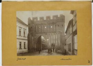 Dammtor, Jüterbog: Ansicht (aus: Skizzen- und Fotoalbum 12)