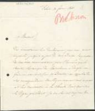 Brief von Alphonse de Brébisson an Carl Friedrich Philipp von Martius