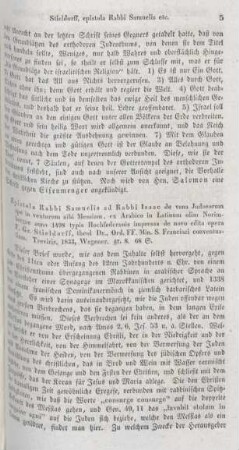 5-6 "Epistola Rabbi Samuelis ad Rabbi Isaac" von F. Gr. Stieldorff