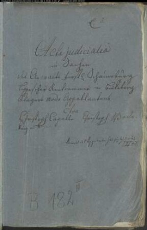 Bückeburg, Schaumburg-lippische Rentkammer zu gegen Christoph Capelle in Blomberg, - Zehnt