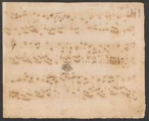 Fugen; vl, cemb; g-Moll; BWV 1026