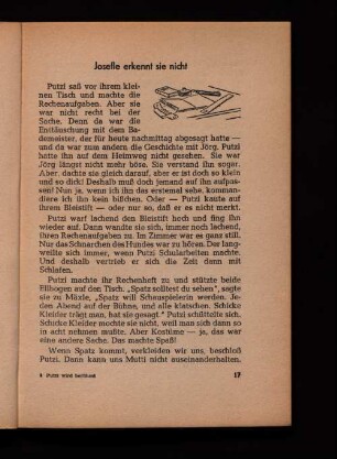 Josefle erkennt sie nicht
