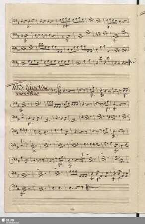 1153. Cavatina: Cattivo segno Sposine amabile / Salieri, A.
