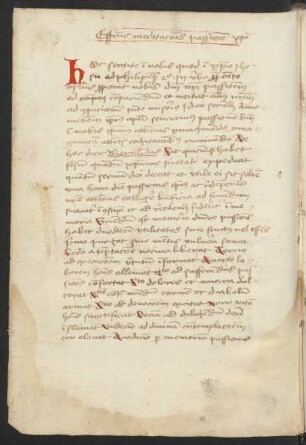 Tractatus de meditatione passionis Christi