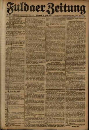 Ausgabe vom Mittwoch, den 03. Juli 1918.