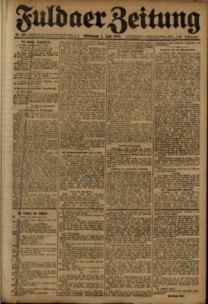 Ausgabe vom Mittwoch, den 03. Juli 1918.