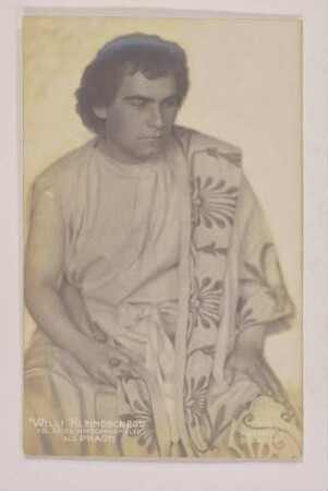 Rollenbildnis Willy Kleinoschegg als Phaon in "Sappho"