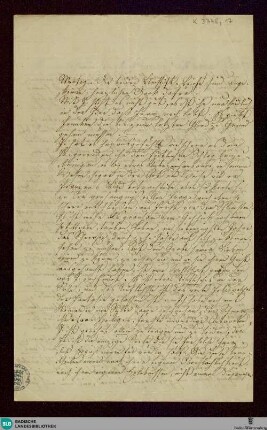 Brief von Unbekannt an Joseph Bader - K 3348, 17