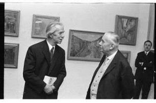 Kleinbildnegativ: Ausstellung in der Ladengalerie, 1966