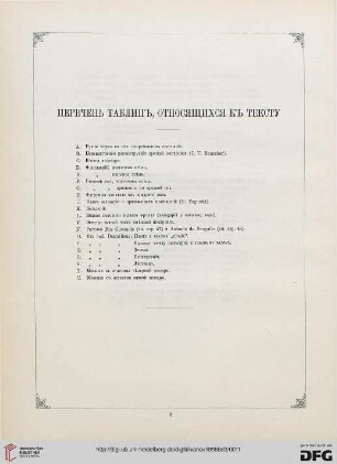 Verzeichnis der Text-Tafeln
