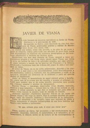 Javier de Viana - [Prólogo]
