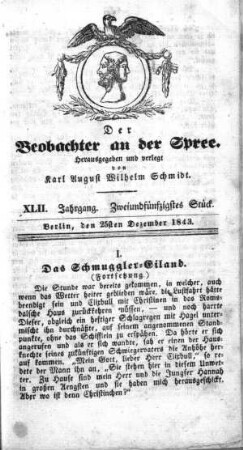 52. Stueck, 25. Dezember 1843