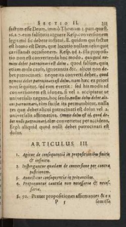 Articulus III.