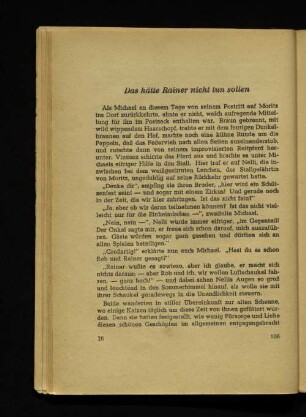Das hätte Rainer nicht tun sollen