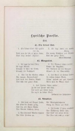 Lyrische Poesie