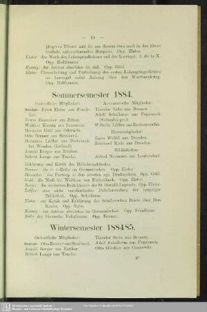 Wintersemester 1884/85