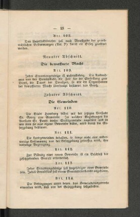 Neunter Abschnitt. Die bewaffnete Macht. Art. 109.
