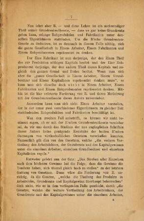Einiges ub̈er Rodbertus : I. Das Rodbertus‛sche Grundrentenproblem. II. Zur Kritik der "Creditnoth"