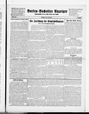 Borken-Bocholter Anzeiger. 1927-1932