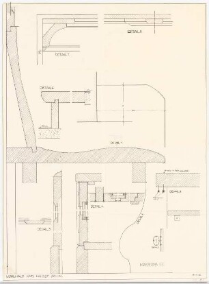 Wohnhaus Hauser, Solln: Details 1:1