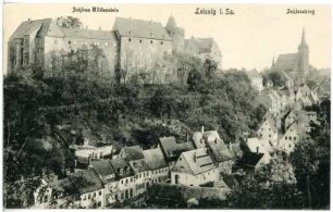 Leisnig. Schlossberg u. Schloss Mildenstein
