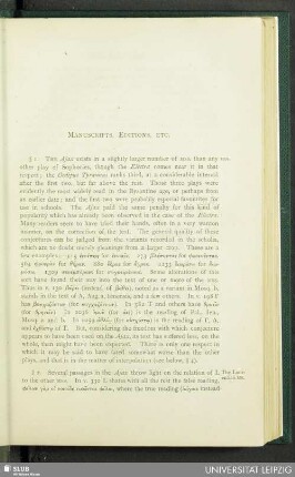 Manuscripts, Editions, Etc.