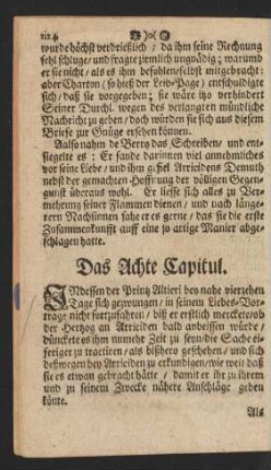 Das Achte Capitul