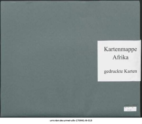Mittleres Nordafrika : Reisen von Barth, Vogel, Overweg, Richardson, Rohlfs : 1857-1858 : Kartensammlung