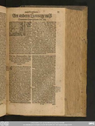 Am andern Sontage nach Trinitatis/ Evangelium Luc. 14.