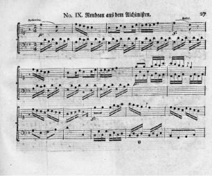 No. IX. Rondeau aus dem Alchimisten