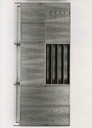 Holzäpfel Schrankwand des Büromöbel-Programms "DHS-30" von Herbert Hirche