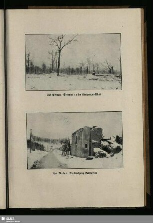 Vor Verdun. Stellung 11 im Hennemont-Wald - Vor Verdun. Westausgang Herméville