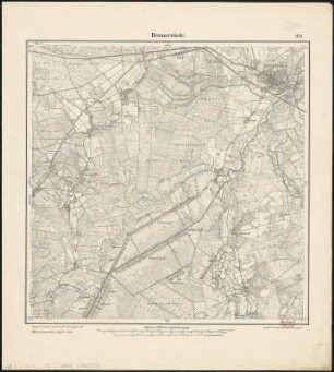 Meßtischblatt 1116 : Bremervörde, 1899 : Bremervörde. - Aufn. 1897, hrsg. 1899. - 1:25000. - [Berlin]: Reichsamt für Landesaufnahme, 1899. - 1 Kt.