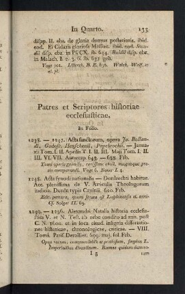 133-165, Patres et Scriptores historiae ecclesiasticae